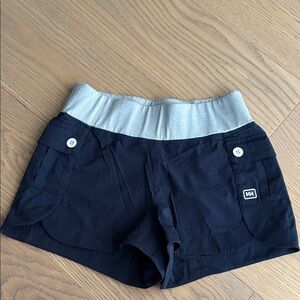 Helly Hansen Navy Shorts with Light Silver Waistband